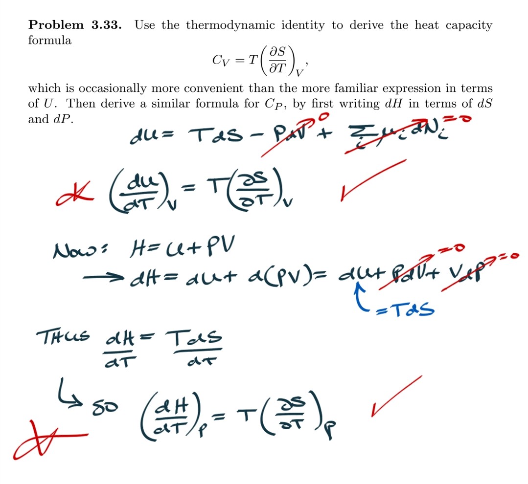 Problem 3.33 (Schroeder’s Intro To Thermal Physics) - Tru Physics