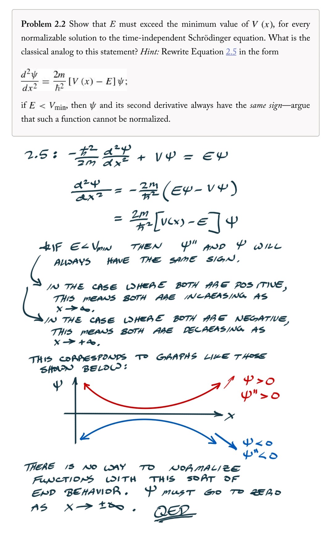 Problem 2.2 - Griffith's Intro To QM - Tru Physics